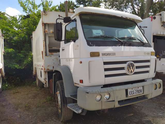 CAMINHÃO DE LIXO COMPACTADOR, VW/17.180 EURO 3, ANO 2008