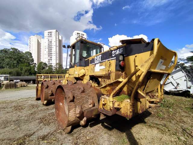 TRATOR DE ROLO COMPRESSOR, CATERPILLAR/816 F, ANO 1998