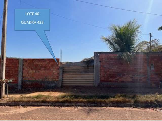 4 terrenos c/ 275m² cada, em Barra do Garça/MT