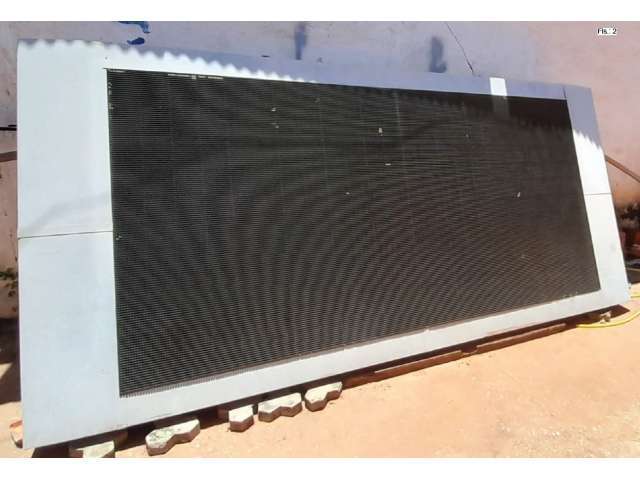 Um painel publicitário de LED
