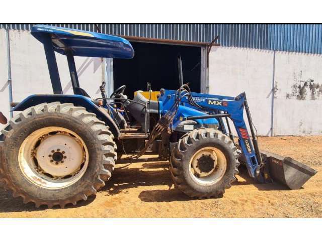 Uma pá carregadeira hidráulica agrícola Utility