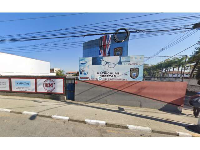 Prédio c/2.862,40m² AC e 3.411,63m² AT em São Vicente/SP