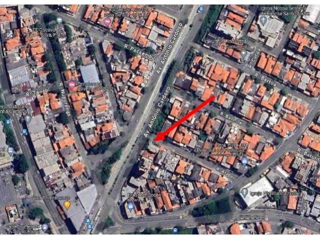 TERRENO C/ 278,80M² EM SANTO ANDRÉ/SP 